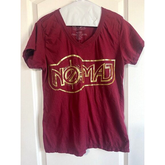 Fantastic Beasts And Where To Find Them No-Maj Girls T-Shirt Large V-neck Red - Picture 7 of 7